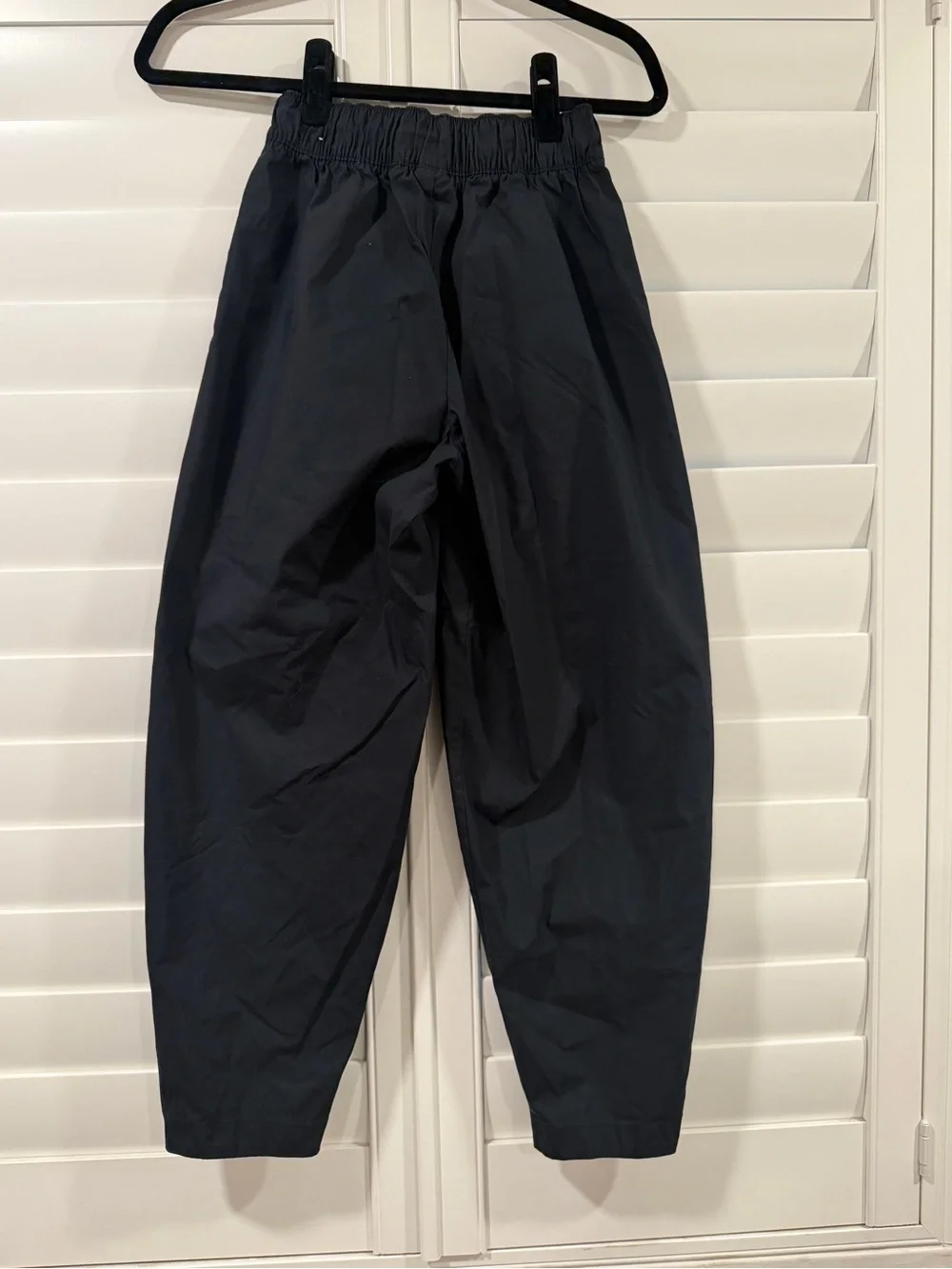 Nike Black Kids Track Joggers with White Swoosh